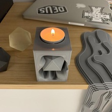 tealight holder home candleholder tealightholder homedecor 3d print model - Mito3D