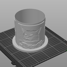 Teelicht Halter Unterstützung Lithophan Kreis Kunst 2d 3d print model - Mito3D