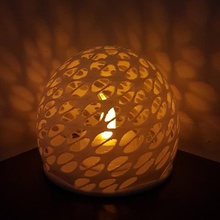 tealight holder twist bowl art tealightholder home decor homedecoration candle candleholder 3d print model - Mito3D