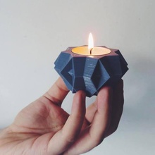 tealight holder home candle 3d print model - Mito3D