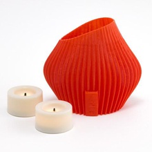 tealight gölge ev led tealights dekoratif aydınlatma 3d print model - Mito3D