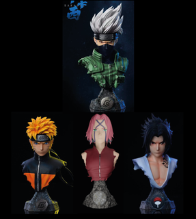 takım 7 paketin Naruto büst Sasuke Kakashi Sakura team7 Konoha hokage 3d print model - Mito3D