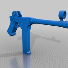 takım kale 2 smg gadget Kostüm oyunu destek silah tabanca video oyun oyunlar 3d print model - Mito3D