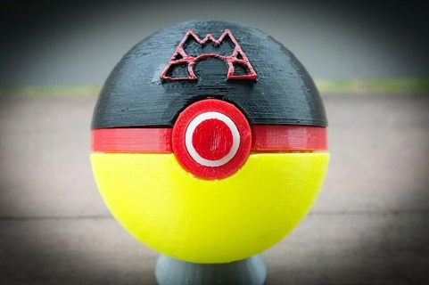 team magma pokeball magnetic clasp ash misty pokeball pokemon team magma team rocket costume cosplay fashion  3d print model - Mito3D