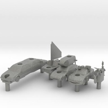team top gear battleship gesetzt Spiel james kann grand tour 3d print model - Mito3D