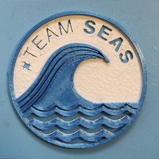 teamseas support coin 3d print model - Mito3D