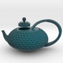 bule de chá casa 3d print model - Mito3D