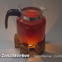 teapotwarmer f nfstrahl cnc home kitchen dining zenziwerken warmer tealight holder tea stepcraft oak mpcnc household router 3d print model - Mito3D
