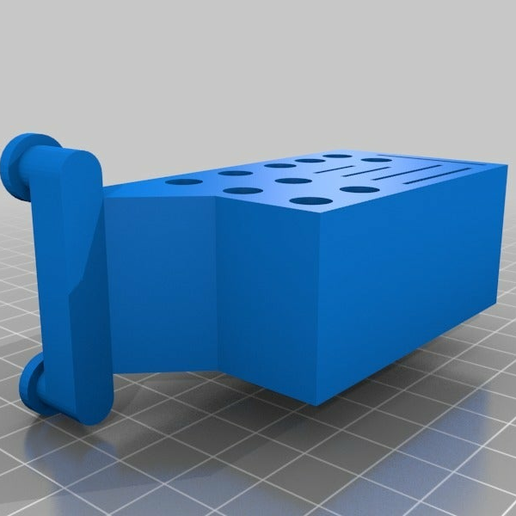 larme laissez tomber outil titulaire soutien conteneurs 3D print model - Mito3D