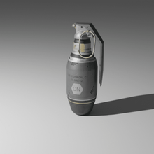 lágrima gas granada deber moderno guerra 2019 llamada of zona videojuegos 3d print model - Mito3D
