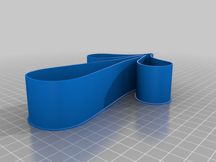 teardrop barbed seta nestable caixa v1 3d print model - Mito3D
