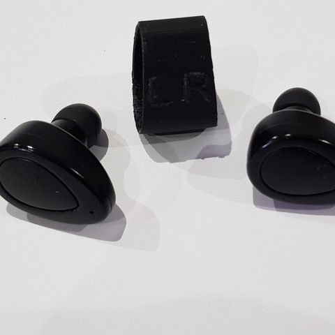 lágrima bluetooth auricular de almacenamiento gadget bolsillo titular el clip auriculares 3D print model - Mito3D
