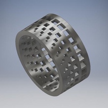 tech 02 ring jewelry 3d print model - Mito3D