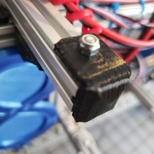 tech challenge rev robotics extrusion cap tool bracket protection screw-on small ftc 3d print model - Mito3D