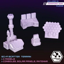 tech devices & consoles 40k city industrial star cyberpunk computer terminal terrain scif wars tabletop infinity 28mm scenery scatter killteam cargo objective 3d print model - Mito3D