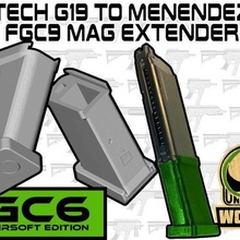 tecnologia g19 Menéndez v2 fgc9 mag extensor airsoft fgc 6 fgc6 Wetech sport_outdoors 3d print model - Mito3D