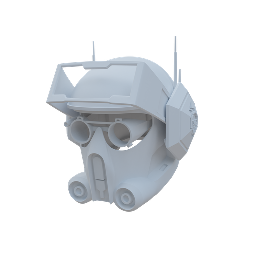 teknoloji kask 3D print model - Mito3D