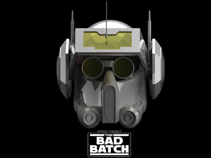 tech helmet bad batch star wars 3d print model - Mito3D