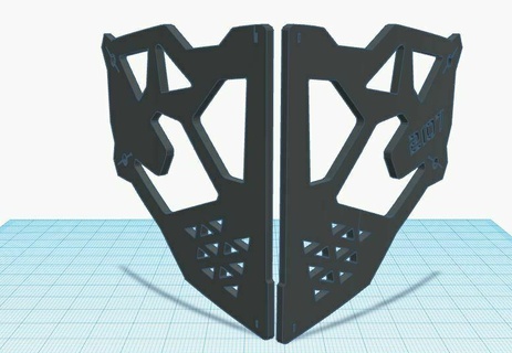 tech mask techwear face shell armor cyberpunk moder assassin future fashion techtical free 3d print model - Mito3D