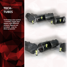 technologie tubes Jeu décoration terrain diagrane 3d print model - Mito3D