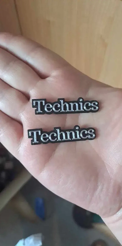 technique logo art cd joueur chaîne 3d print model - Mito3D