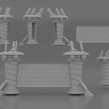 technofish barricade 3d print model - Mito3D