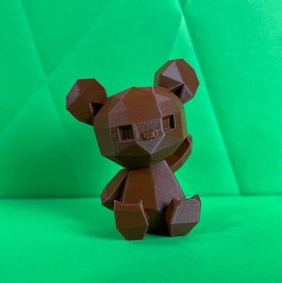 teddiursa Basso poli Pokemon low poly lowpoly sfaccettato gen 2 ii generazione figura pok lun 3d print model - Mito3D