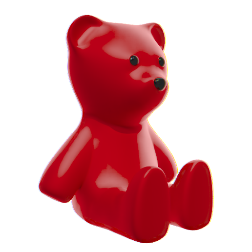 osito peluche oso artilugio 3d figura juguete animal 3D print model - Mito3D