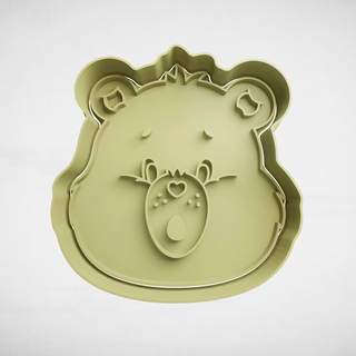 teddy bear cookie cutter cutters stl molds 3d print model - Mito3D