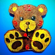 teddy bear orologio ted casa 3dlittle di soccorso salienza 3d print model - Mito3D