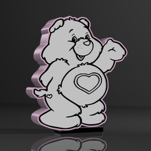 teddy bear lamp kissing 3d print model - Mito3D