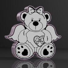 orsacchiotto orso lampada 3d print model - Mito3D