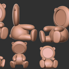 orsacchiotto orso immagine telaio 3d print model - Mito3D