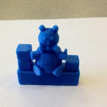 teddy bear gioco castilleja l'istruzione giocattolo animali 3d print model - Mito3D