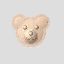 teddy bears home decoration magnet magnets 3d print model - Mito3D