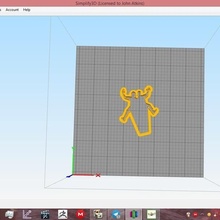 teds cookie cutter 3d print model - Mito3D