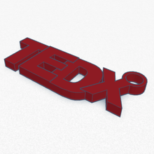 tedx keyring ted Schlüssel 3d print model - Mito3D
