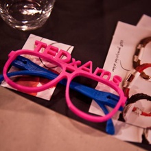 tedxams glasses fashion party amsterdam 3dhubs lunettes 3d print model - Mito3D