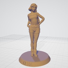 genç dora sanat explorer 3d print model - Mito3D