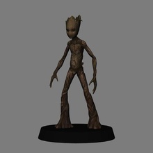 teenage groot - avengers infinity war 3d print teen endgame guardians of the galaxy marvel cinematic universe 3d print model - Mito3D