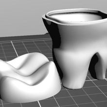 dentes caixa gadget a de armazenamento humanos 3d print model - Mito3D