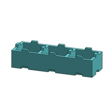 3 tego-pin oyun lego studs oyuncak inşaat 3d print model - Mito3D
