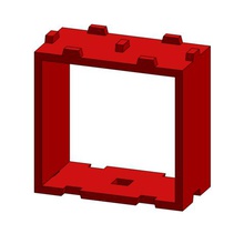 bu kapı oyun lego ağ geçidi oyuncak inşaat 3d print model - Mito3D