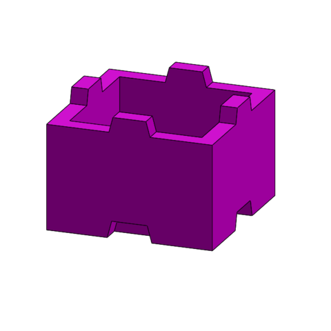 tego 1 plot game lego peg plaything construction 3D print model - Mito3D