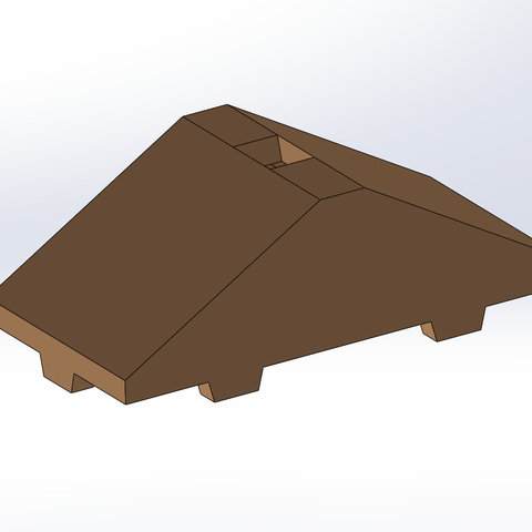 tego toiture 2 panneaux jeu lego sur le toit de quoi s'amuser la construction 3D print model - Mito3D