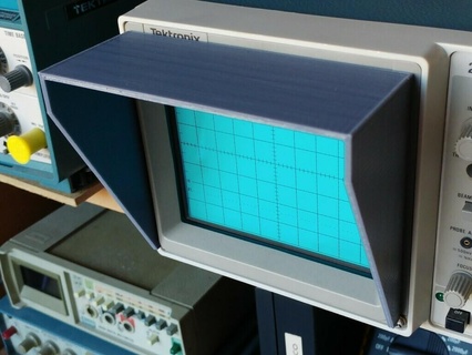 tektronix viewing hood electronics 3d print model - Mito3D