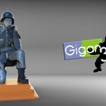 telecommunications soldier  soldier chile chilean army pdi carabinero army war chile soldier soldier dragonet mountaineer telecommunication 3d print model - Mito3D