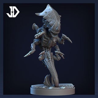 telepatótropo arte sci fi xenomorfo tiranida dadomo telepata 3d print model - Mito3D