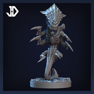 telepathotrope Art sci-fi xenomorph tyranid dadomo telepath 3d print model - Mito3D