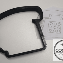 telephone cookie cutter tool 3d print model - Mito3D